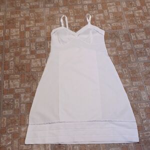 Elegant White Women's Slip Vintage Full Slip Size 34